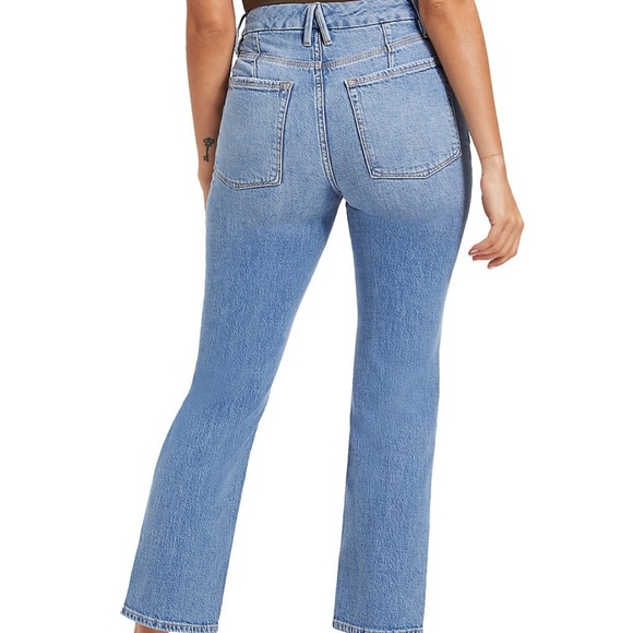NWT Good American 90s Cropped Jeans - Picture 2 of 9